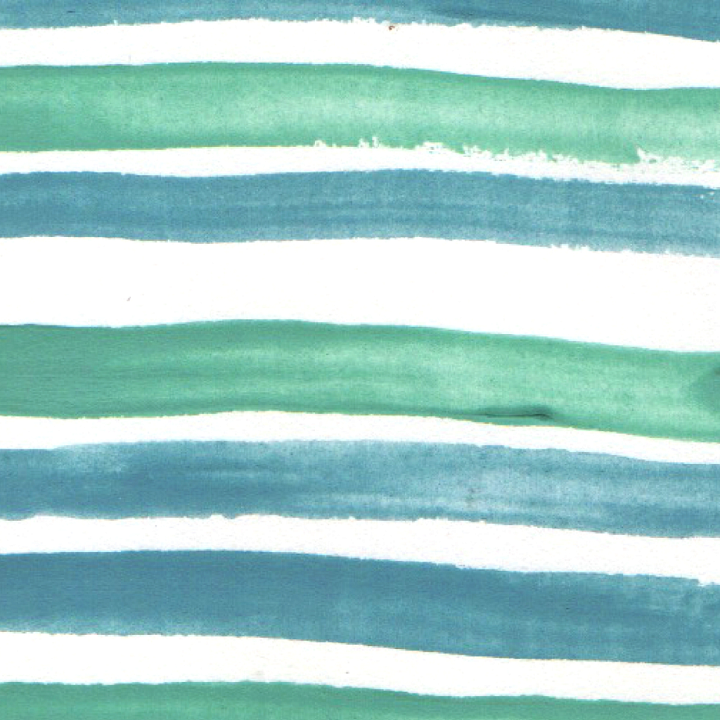 Watercolor Stripes in Blue and Green Tones seamless PBR texture preview