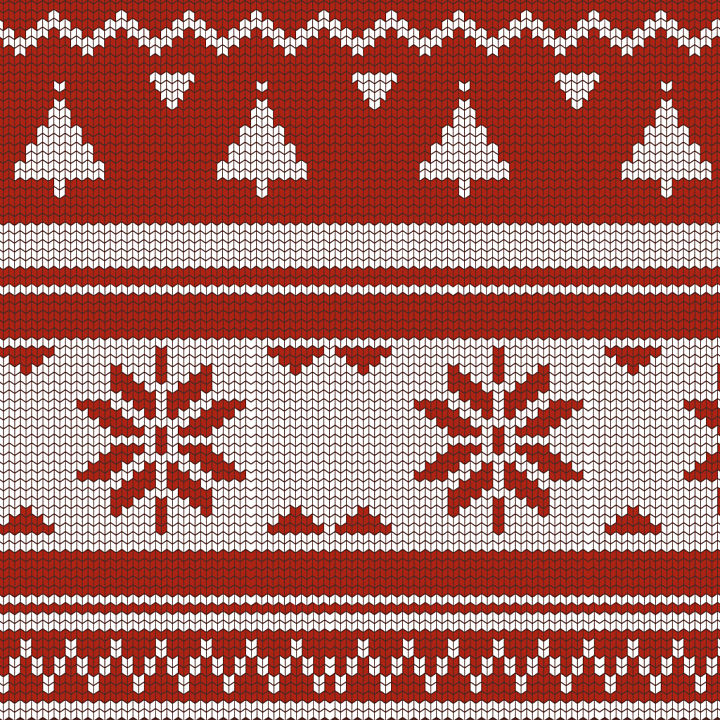 All Christmas Digital paper of Red and White Knitted Christmas Sweater… seamless PBR texture preview