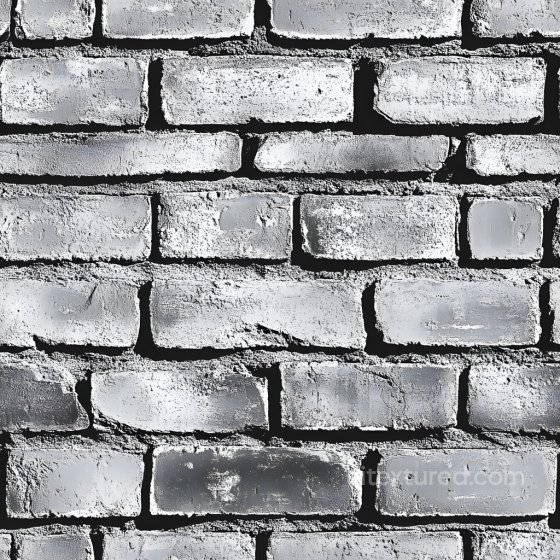 cracked gray brick wall PBR texture with rough chipped surfaces Brick texture preview