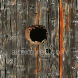 seamless Seamless 3D PBR Cracked Burned Wood Texture with Deep Holes and Weathered Surface texture 8k free download PBR