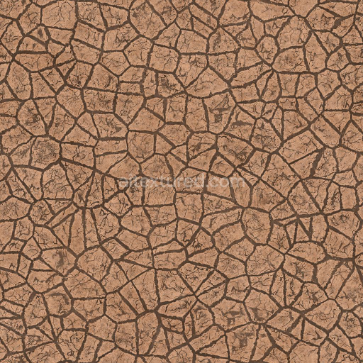 Cracked Earth in Field During Drought | Free PBR