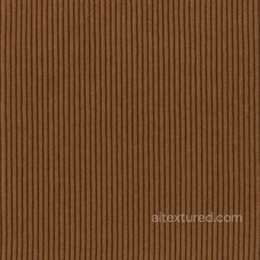 Corduroy Narrow Wales seamless Fabric PBR texture