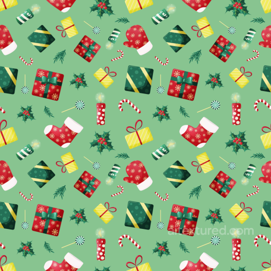 Digital Paper Texture with Christmas Gifts and Holiday Symbols All Christmas Digital paper texture preview