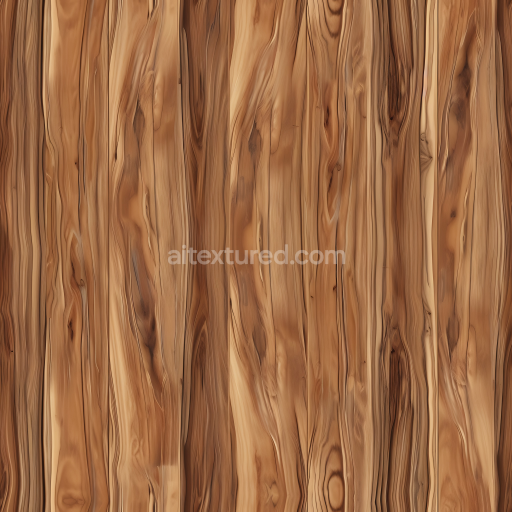 Seamless 3D Rustic Pine Wood Plank PBR Texture with Knots and Natural Grain