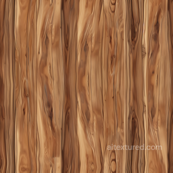 Rustic Pine Wood Plank PBR Texture with Knots and Natural Grain Wood texture preview