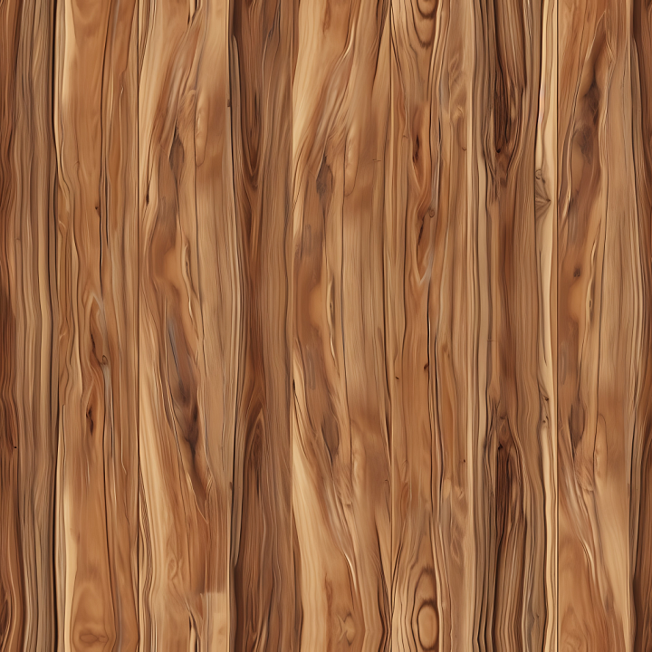 Rustic Pine Wood Plank with Knots and Natural Grain seamless PBR texture preview