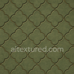 seamless Quatrefoil Clover Pattern texture 1024x1024 free download PBR