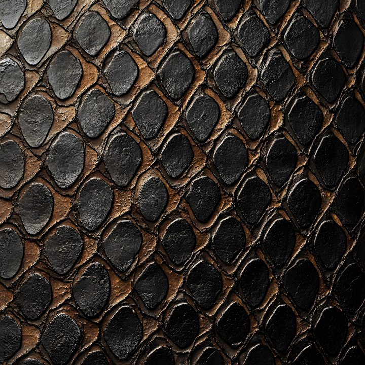 Reptilian Skin With Deep Scale Relief And Natural Coloration seamless PBR texture preview