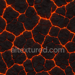 seamless Cracked Magma Texture texture 1024x1024 free download PBR