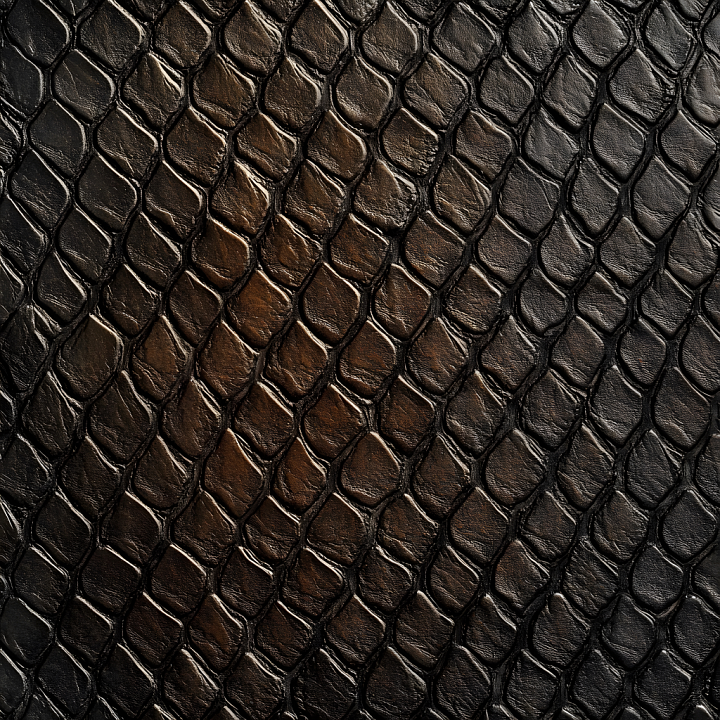 Reptilian Skin With Detailed Scales And Natural Gloss seamless PBR texture preview