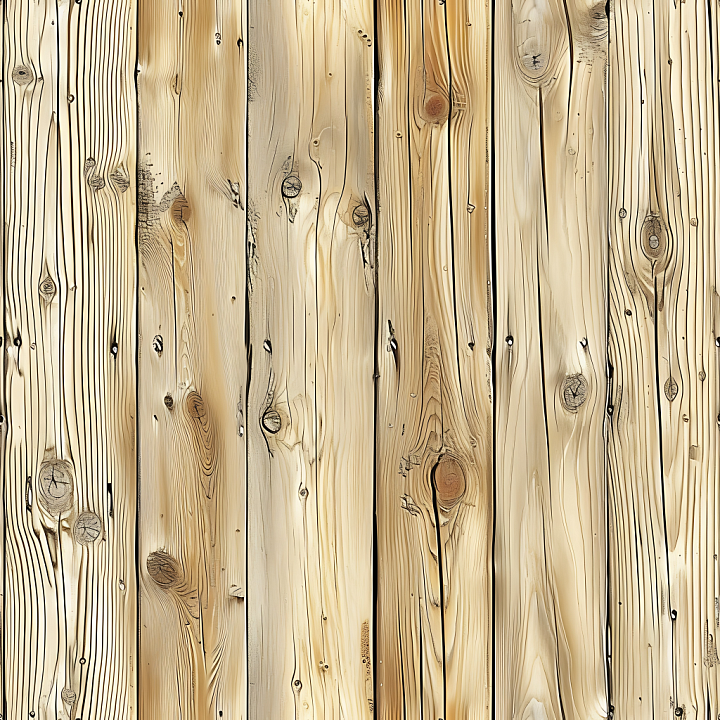 Pine Wood Featuring Natural Knots and Grain Patterns seamless PBR texture preview