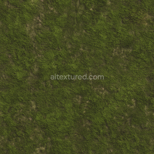 Worn Forest Moss Texture Seamless 1024X1024