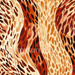 seamless Seamless 3D PBR Leopard Print Fabric Texture with Warm Brown Pattern texture 8k free download PBR