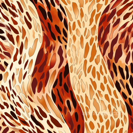 Warm Toned Leopard Print Fabric Seamless Texture with Organic Pattern Leopard Print texture preview