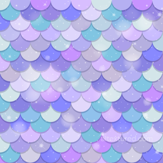 Mermaid Scale Texture with Pastel Purple and Blue Pattern Mermaid Scale texture preview