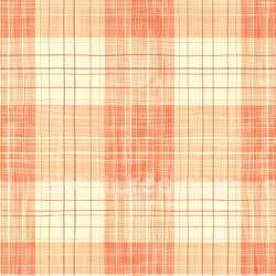 seamless Seamless 3D PBR Texture of Soft Orange and Cream Plaid Fabric Pattern texture 8k free download PBR