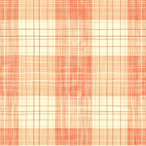 Soft Orange and Cream Plaid Fabric Pattern Seamless Texture Plaid texture preview
