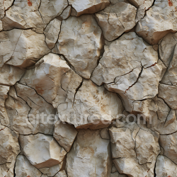 seamless Seamless 3D Weathered Limestone Rock Wall PBR Texture with Cracks and Erosion texture 8k free download PBR