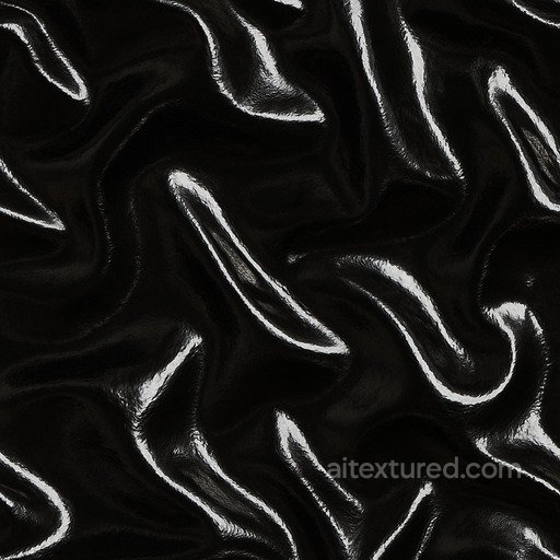 Patent Leather High Gloss seamless Leather PBR texture