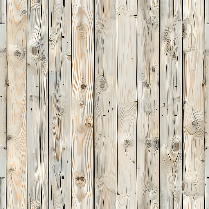 Light Weathered Wood with Natural Knots and Grain seamless PBR texture preview