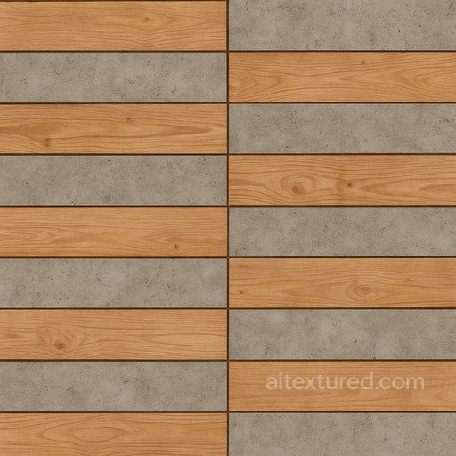 Wooden Concrete Floor Seamless Texture seamless Flooring PBR texture