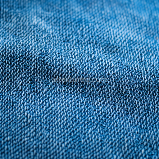 Seamless 3D cracked and distressed denim fabric PBR texture in blue tones