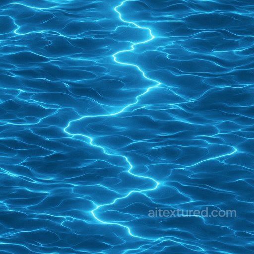 Futuristic Water Seamless Texture seamless Water PBR texture