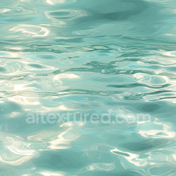 seamless Seamless 3D PBR Texture of Calming Turquoise Water Surface with Smooth Ripples texture 8k free download PBR