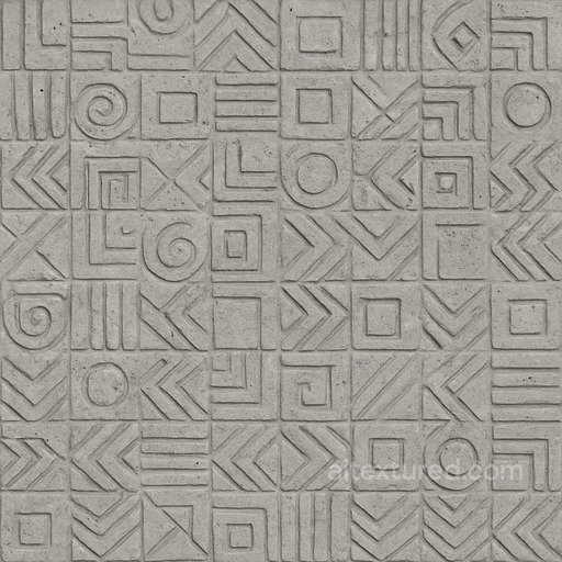 Patterned Raw Concrete Seamless Texture seamless Concrete PBR texture
