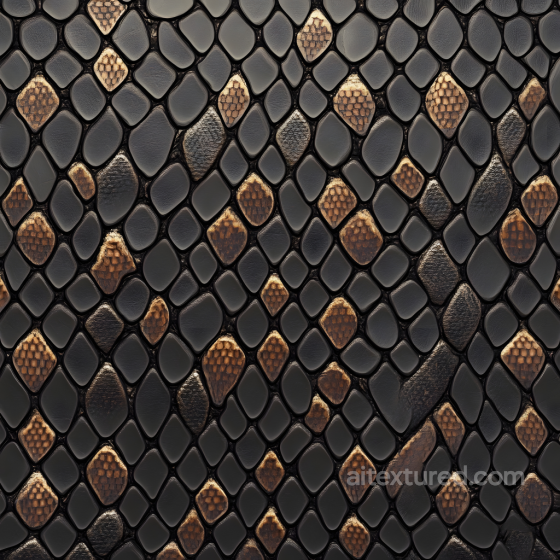 Reptilian Skin Texture Featuring Detailed Scales and Natural Tone Variation Skin texture preview