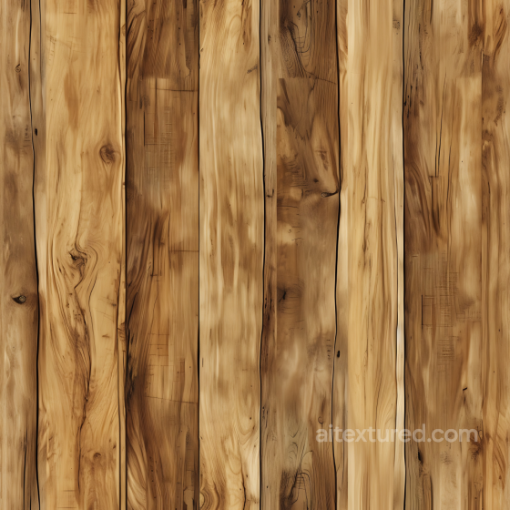 Pine Wood Planks PBR Texture with Natural Grain and Knots Wood texture preview