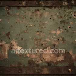 seamless Seamless 3D PBR Rusted Metal Texture with Corrosion Cracks and Holes texture 8k free download PBR