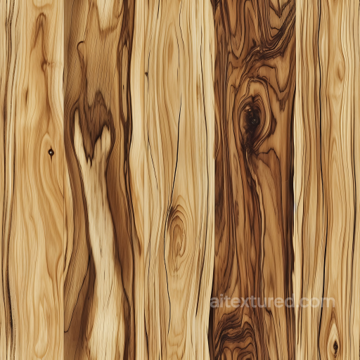Rustic Olive Wood Planks Seamless Texture with Knots and Grain Detail seamless Wood PBR texture