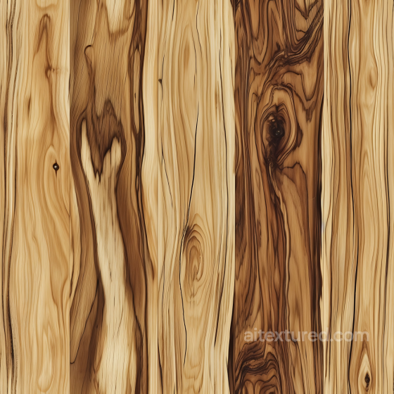 Rustic Olive Wood Planks Seamless Texture with Knots and Grain Detail Wood texture preview