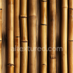 seamless Seamless 3D PBR Texture of Polished Vertical Bamboo Stalks with Natural Nodes texture 8k free download PBR