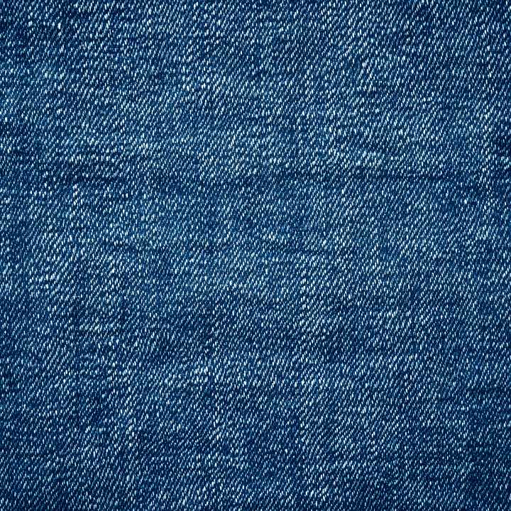 Cracked Denim Fabric with Distressed Indigo Pattern seamless PBR texture preview