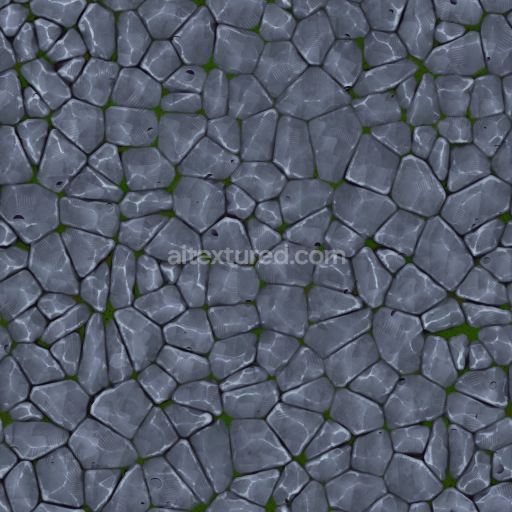 Stylized Floor Ground Stone — Seamless PBR Texture