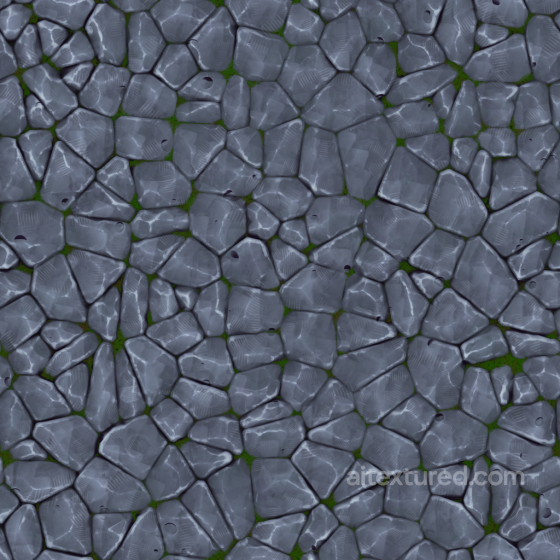 Stylized Floor Ground Stone - Seamless PBR Texture Flooring texture preview