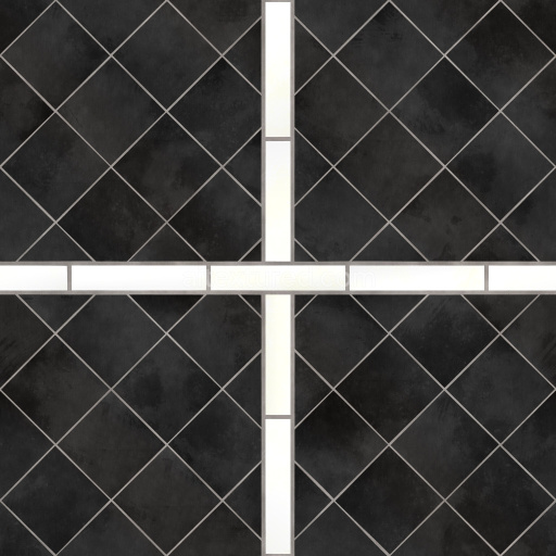 Tiles Seamless Pbr Texture Matte Black Glossy Modern Geometric Design