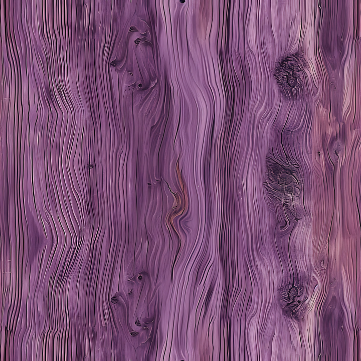 Painted Wood Planks with Purple Finish and Knot Details seamless PBR texture preview