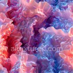 seamless Seamless 3D PBR Texture with Glossy Organic Flowing Folds in Soft Gradient Colors texture 8k free download PBR