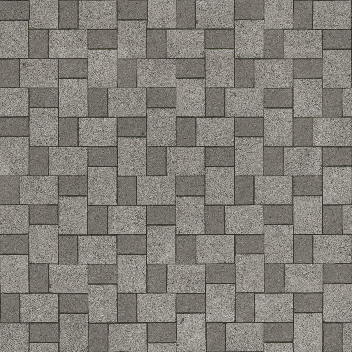 Patterned Brick Floor Asphalt seamless PBR texture preview