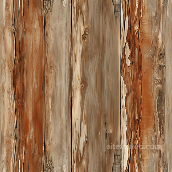 Weathered Rustic Wood Planks PBR Texture with Natural Grain and Knots Wood texture preview