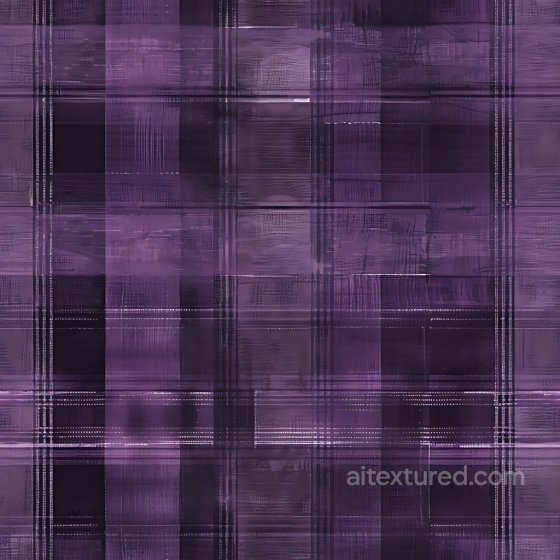 Metal Texture with Purple Plaid Pattern and Subtle Brush Strokes Plaid texture preview