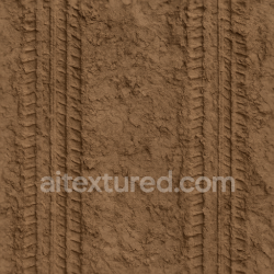 seamless Seamless 3d texture pbr 8k muddy road tire track dirt imprint tire mark dirt muddy ground track texture 8k free download PBR