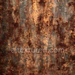 seamless Seamless 3D Rusty Metal PBR Texture Featuring Corrosion and Pitting in Warm Tones texture 8k free download PBR