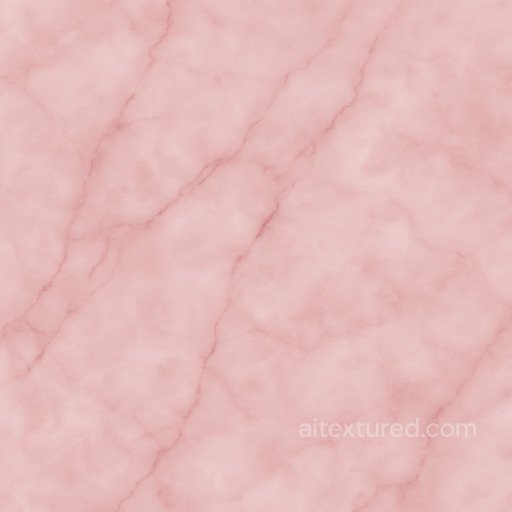 Pink Marble Subtle Clouds seamless Marble PBR texture