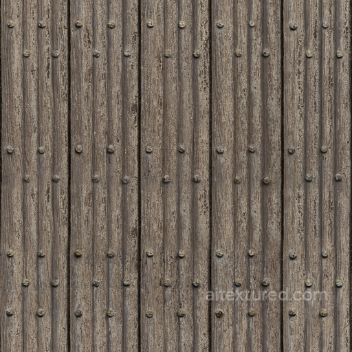 Old Uneven Wood - Uneven Wood Wall Medieval Wood Planks seamless Wood PBR texture