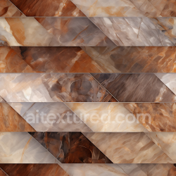 seamless Seamless 3D PBR Brown and Gray Polished Marble Steps Texture with Angular Patterns texture 8k free download PBR