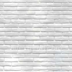 seamless Seamless 3D PBR Texture of Cracked White Painted Brick Wall with Subtle Surface Damage texture 8k free download PBR
